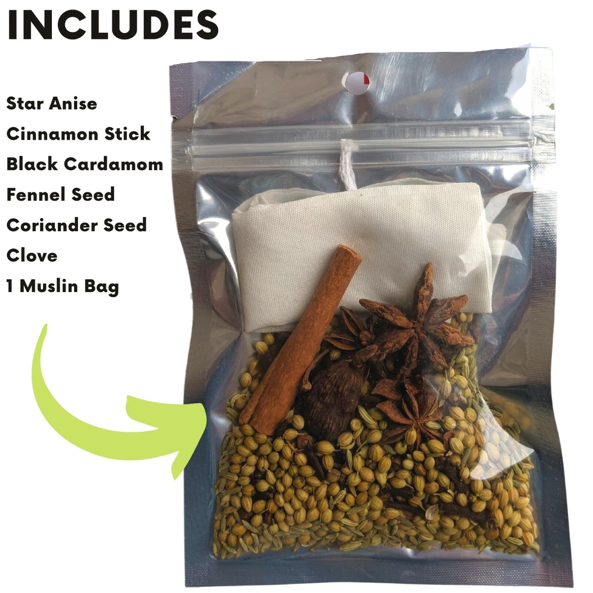 Pho Spice Packet -1.5 oz -Vietnamese Soup Seasoning - Pho Bac - Muslin Bag