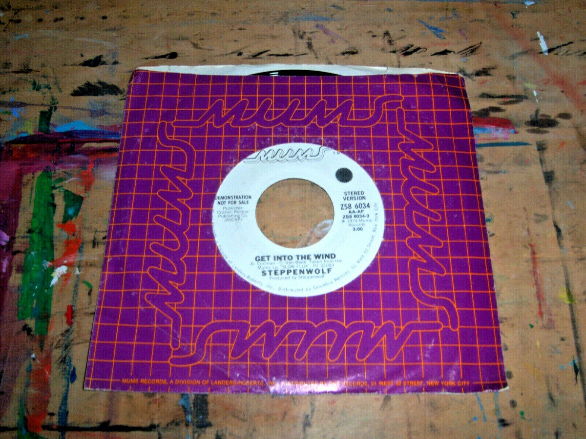 Steppenwolf Get Into The Wind Mono/Stereo 1974 Mums ZS86034