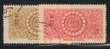 Chine 1956 Yvert 1085/86 oblitérés (AK334)