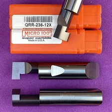 MICRO 100   QRR-236-12X Quick Change Retaining Ring Bar; 1/2" Shank🎯Machinist