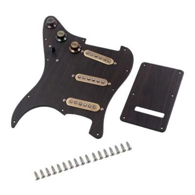 Loaded Alnico V Pickguard SSS Schlagbrett Scratch Platte mit Backplate für ST