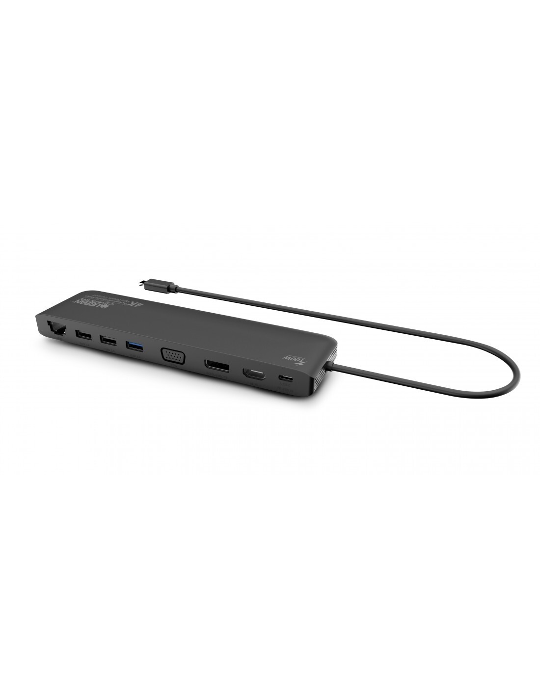 Hubee Mini Urban Factory Station d'accueil USB-C Multi-écran 4K 100W