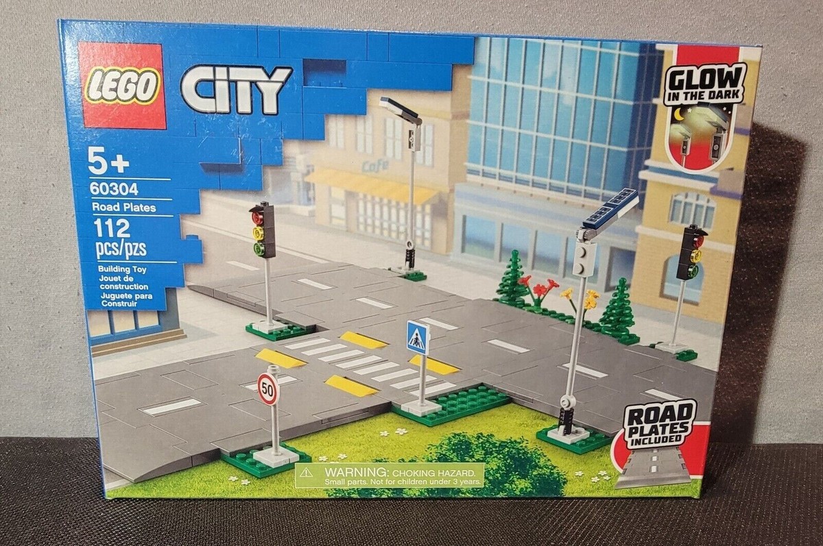 LEGO CITY: Road Plates (60304) Building Kit 112 Pcs