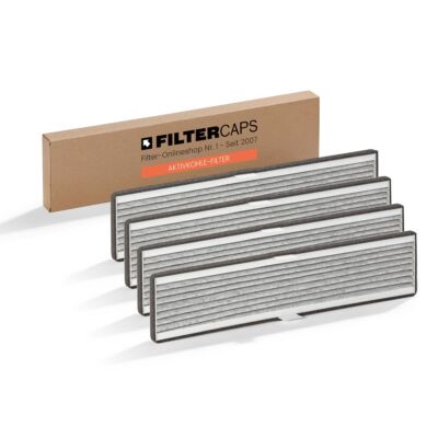Aktivkohlefilter DKF 21-P, Ersatz von FILTERCAPS, passend für Miele-Geräte