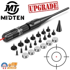 Red Laser Bore Sight Kit 0.17 to 12GA Multiple Caliber Boresighter Rifle Handgun