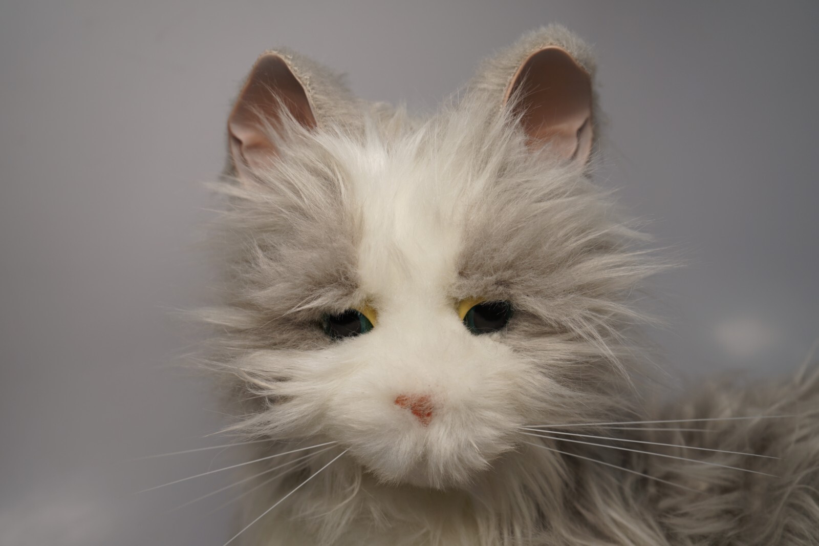 Works! JOY FOR ALL Interactive Companion Pet SILVER CAT Nursing Home