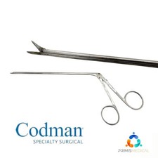 Codman 54-5604 Decker Micro Alligator Scissors Forceps, Straight, 7-3/4"