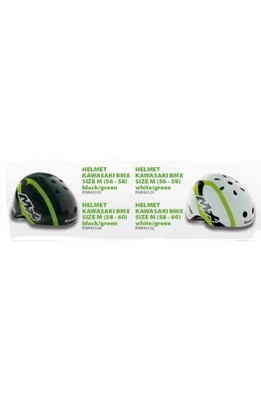 KAWASAKI - CASCO BMX MX COLORE BIANCO | eBay