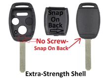 10x Honda 3Btn Remote Head Key replacement DURASHELL Supershell Case Blank Key