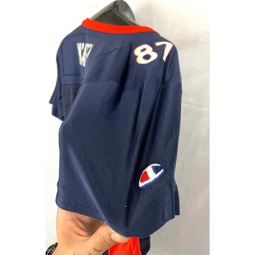 VTG Champion Denver Broncos McCaffrey NFL Football Jersey LARGE Youth #87 - Picture 8 of 12