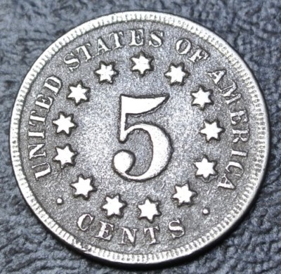 1868 USA - 5 CENTS NICKEL - COPPER-NICKEL - Shield | eBay