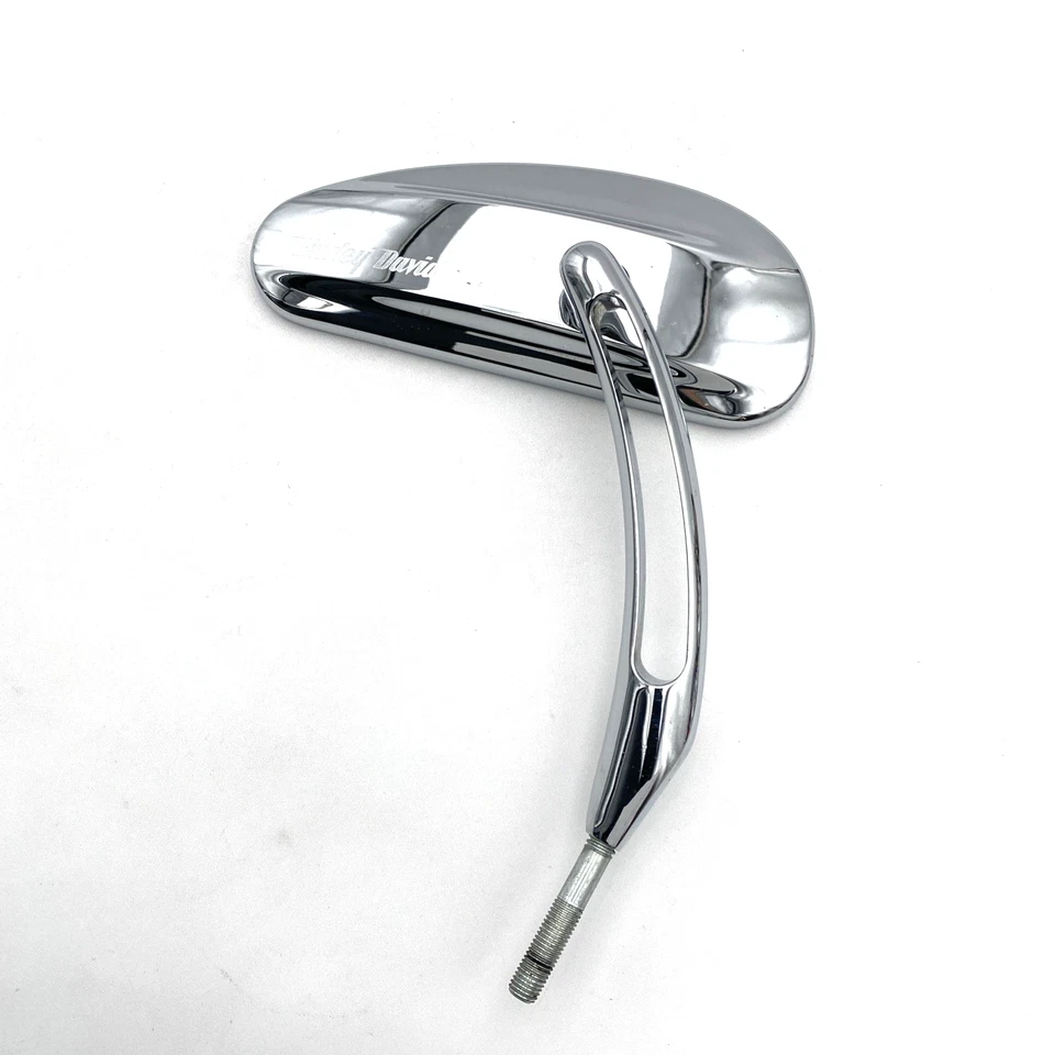 Подлинное хромированное зеркало только для правой стороны с надписью профиля на заказ для Harley 91697-06 от оригинального производителя - Изображение 3 из 4