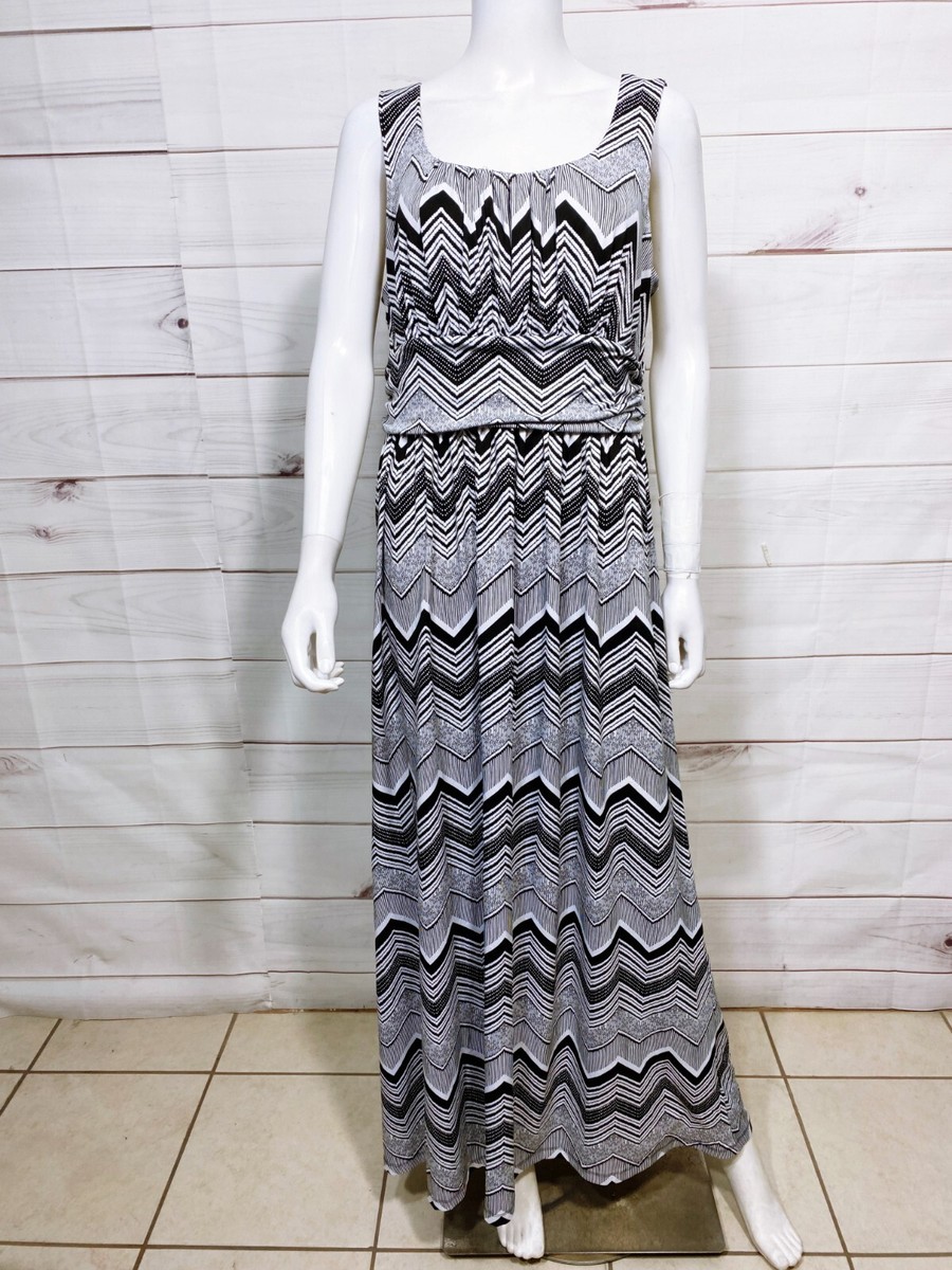 ab studio maxi dress AB Studio Womens Small Colorful Pleated Smocked V-Neck Maxi Dress