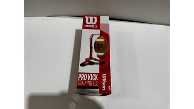 Wilson Pro-Kick Rugby Ballhalter, faltbar, Metallbälle Standardgröße, rot