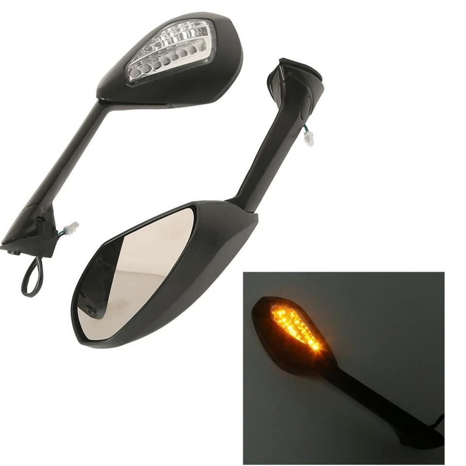 Espejo retrovisor con señal de giro apto para Ducati Panigale 1199 1199S 1199R 12-15 14 Foto 2 de 4