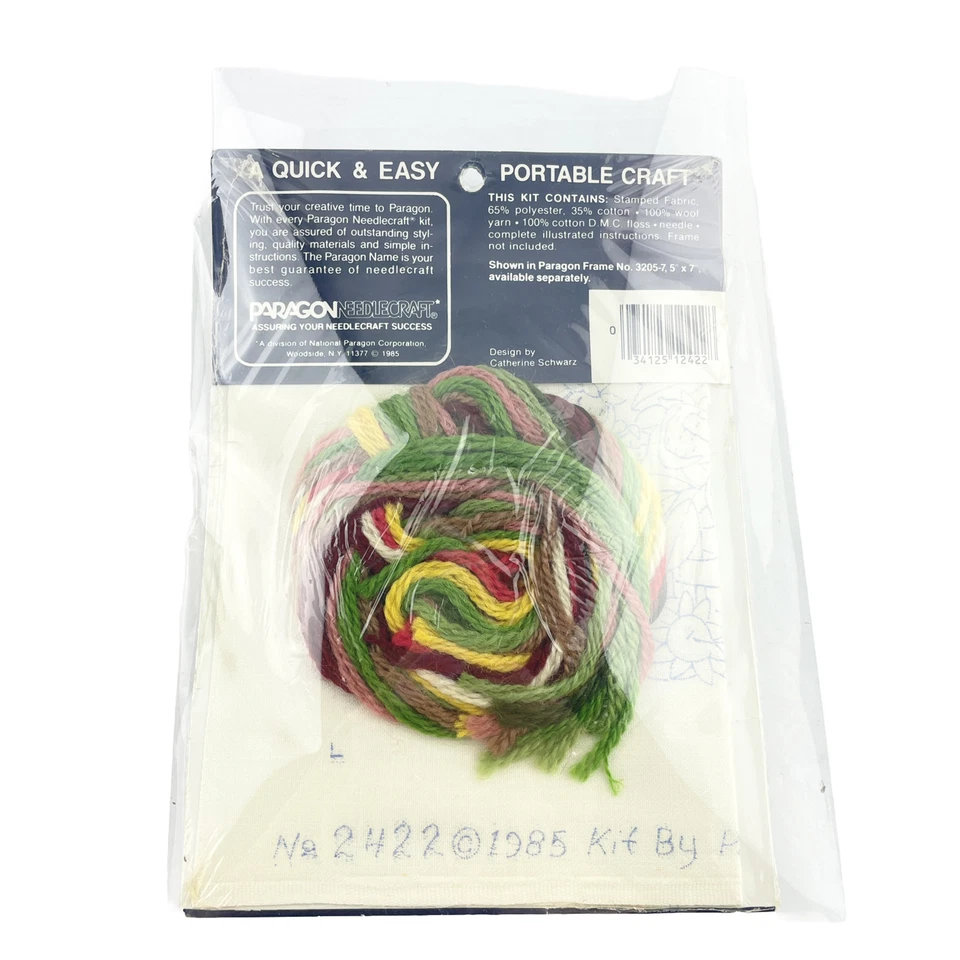 Kit Cesta de Fresas Frescas Paragon Stitchery 2422 5" X 7" Foto 3 de 4