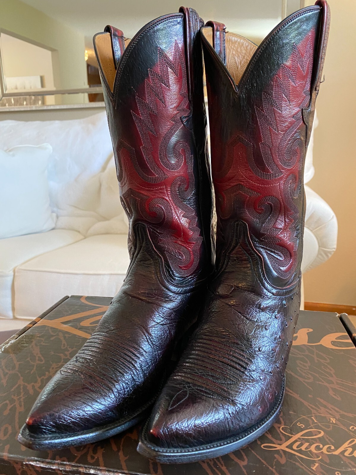Lucchese Classics Men Exotic Black 