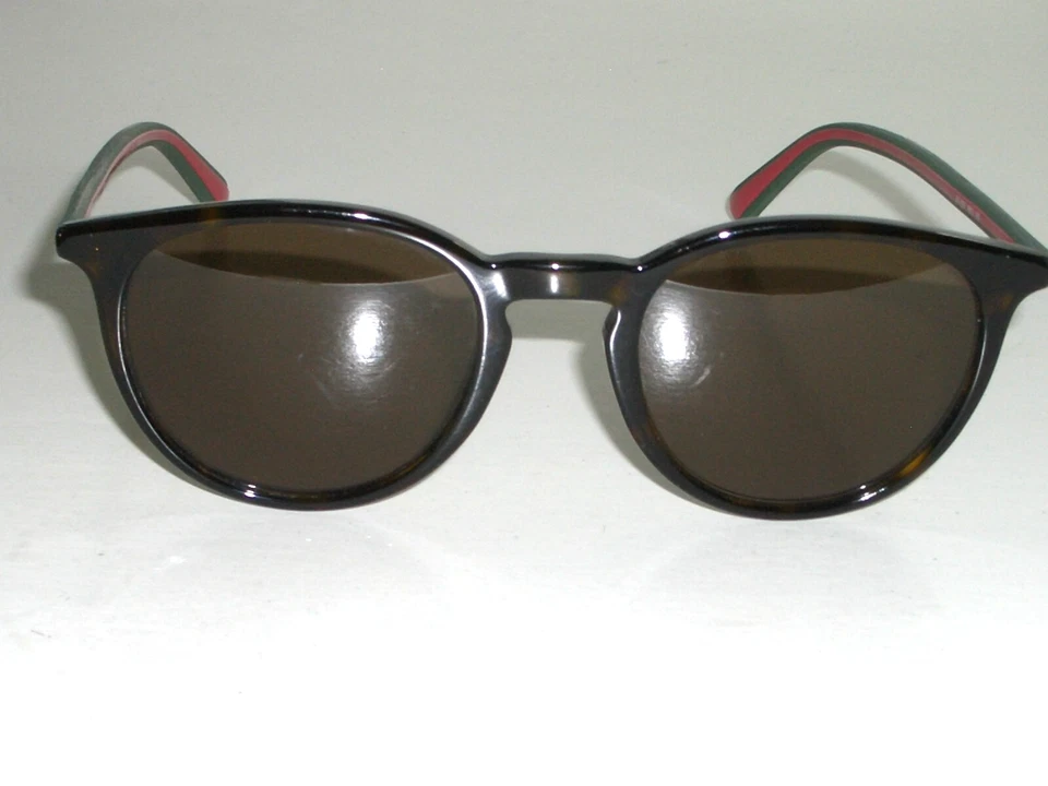 GAFAS DE SOL GUCCI ITALY GG1103 MK2 49[]21 145 MULTICOLOR TONO MARRÓN LENTES REDONDAS Foto 2 de 4