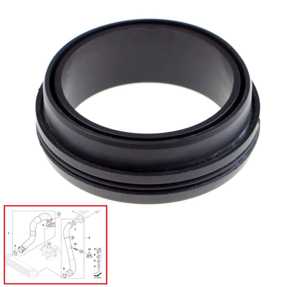 Kit Guarnizioni Aspirazione Turbo Mercedes OM642 | Ricambio A6420940080 | 2 Pezzi