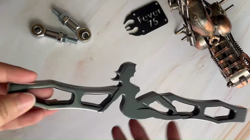 Billet Aluminum CNC Gear Shift Linkage Shifter Link For Harley Road Street Glide - Video 1 of 1