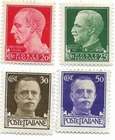Italy, 1929 - Saxony 247 / 248 / 249 / 251 - Delivery €0 from 5 grouped lots