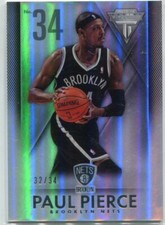 2013-14 Titanium - PAUL PIERCE - Jersey Number Foil Refractor - NETS #d/34