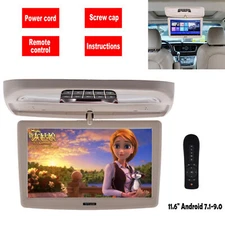 US 11.6" Android Car Overhead Monitor Car Roof Player Dispaly HD Digital Mirror