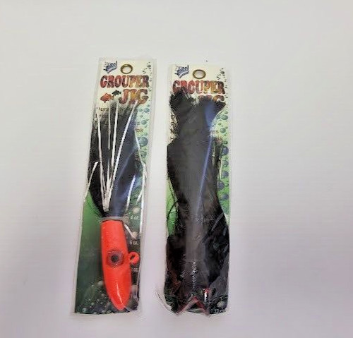 2 Wahoo Grouper and Big Game Heavy Saltwater Jigs- 6 oz. - Image 2