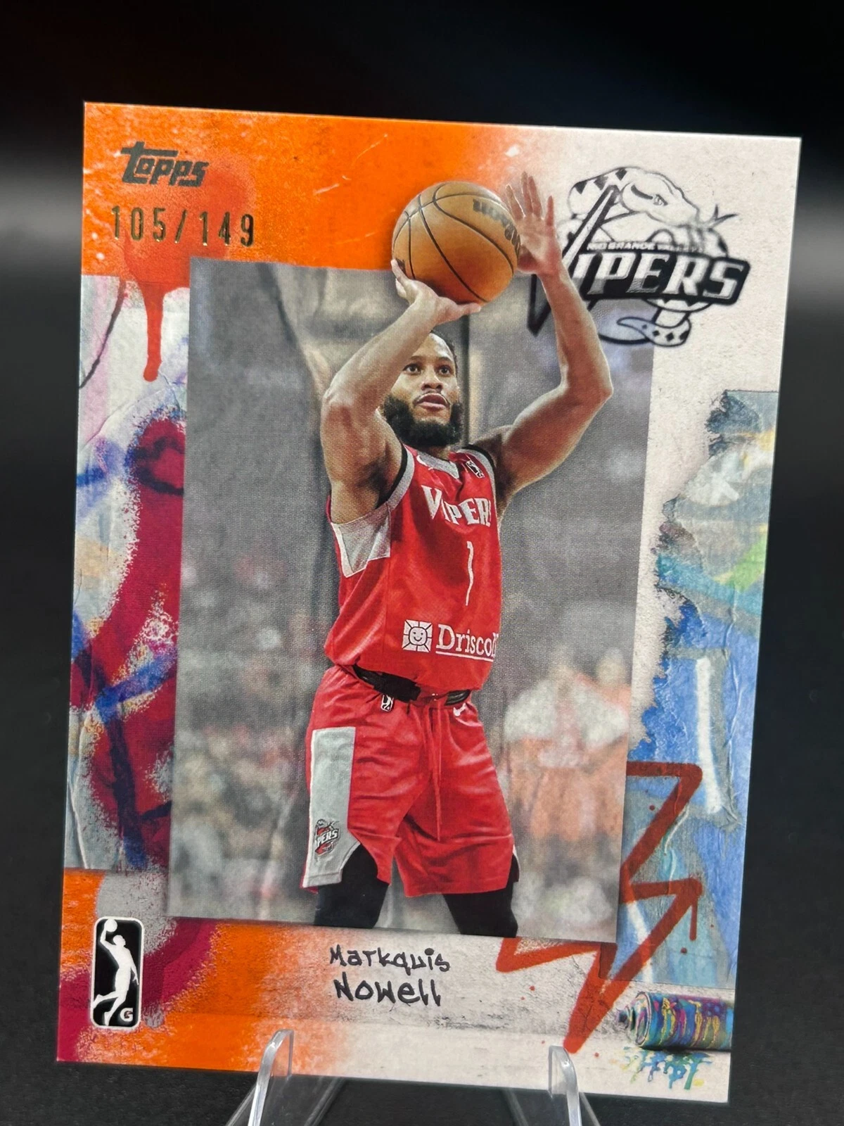 2024-25 Topps G League ORANGE #ed /149 #65 Markquis Nowell Rio Grande Valley Vip