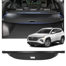 Retractable Cargo Cover for Hyundai Tucson 2022-2024 Rear Trunk Shielding Shade