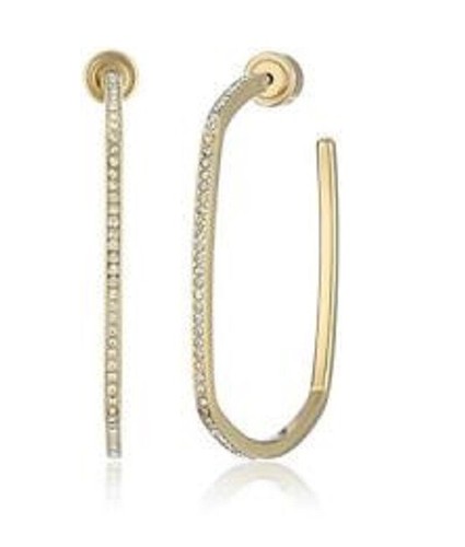 michael kors gold tone hoop earrings
