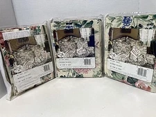 3x Croscill BLOUSON Valance COUNTRY MANOR Farm Chic Curtain Valances 88 X 15 VTG