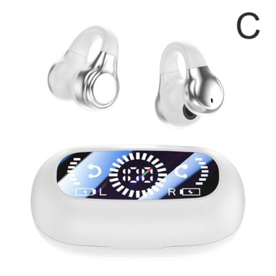 Ear Clip Bluetooth 5.3 Wireless Earbuds Headphones Sport Headset2025