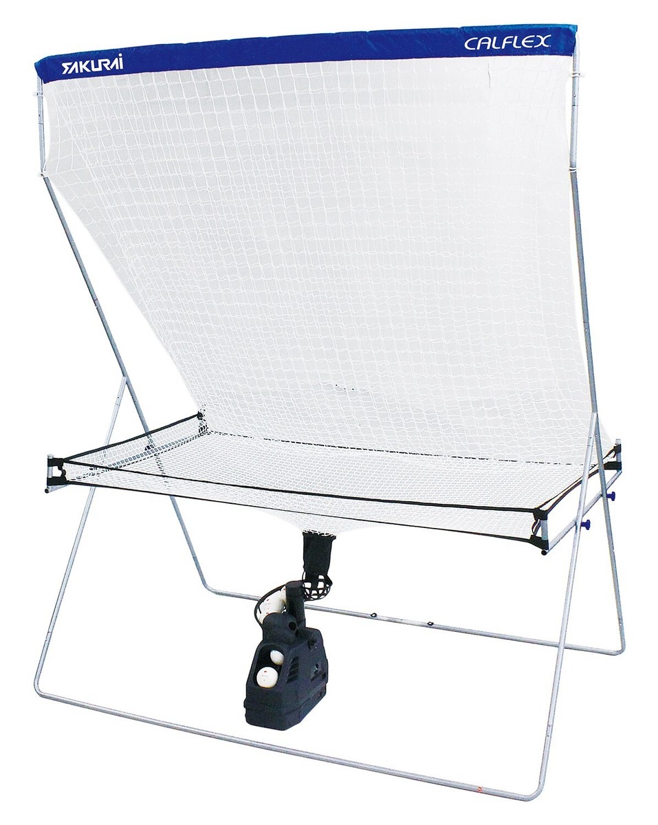 CALFLEX Soft Hard Tennis Toss Practice Machine & Net Set CT