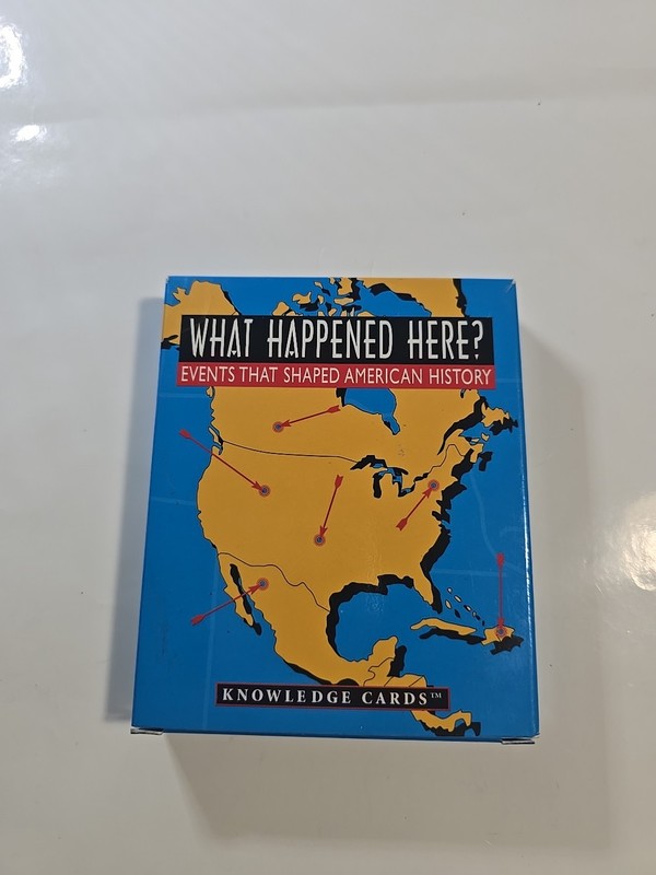 Knowledge Card Set What Happened Here?, Home School History Events, Pomegranate