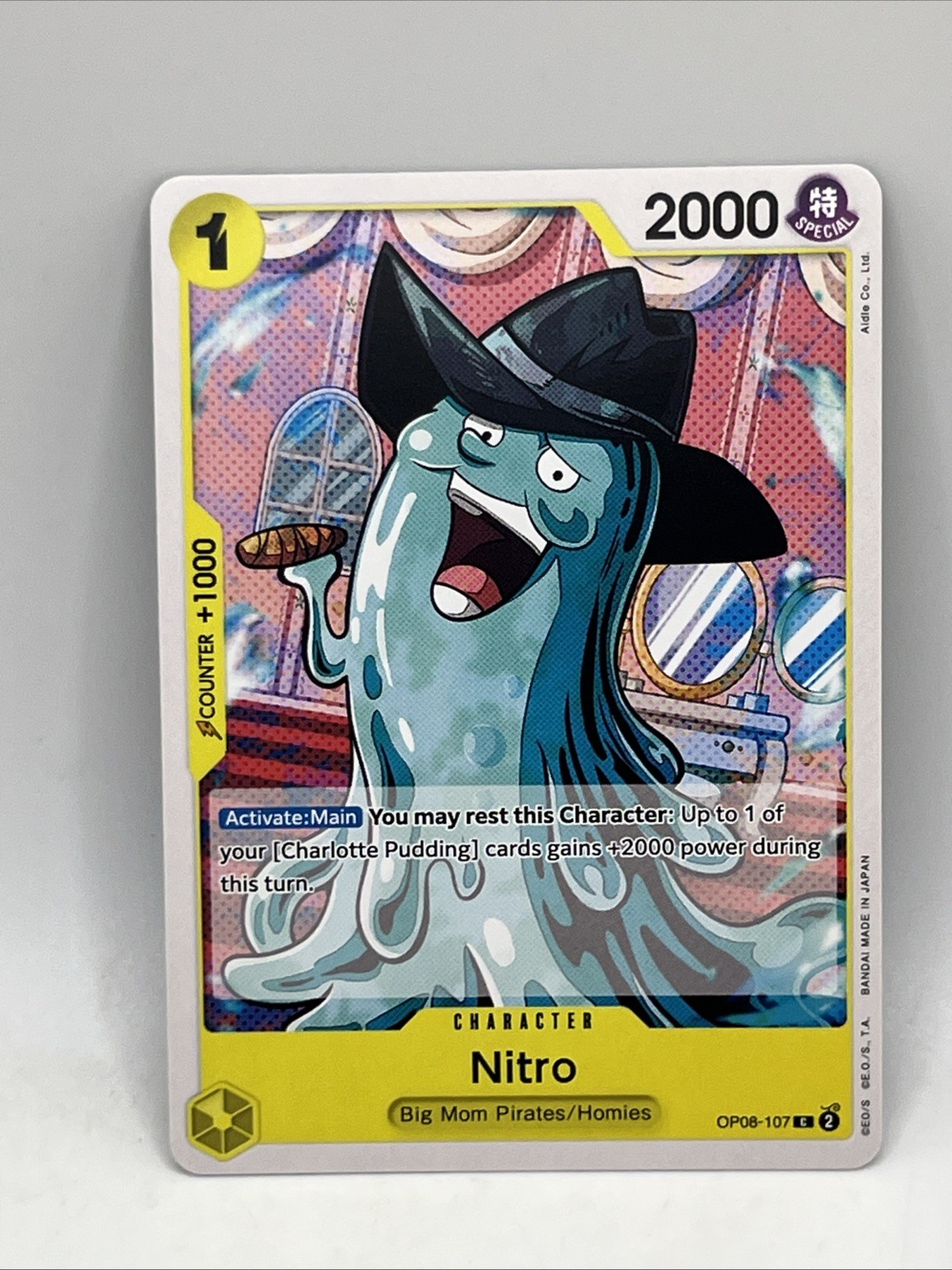 Nitro OP08-107 Common Two Legends One Piece Near Mint