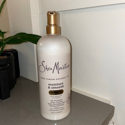 Shea Moisture 100% Virgin Coconut Oil Moisture & Smooth Shampoo, 34 Fluid Ounce