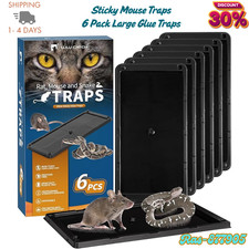 Mouse Glue Traps 6 Packs Large Glue Traps for Mice and Rats Indoor Sticky Traps