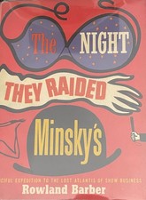 The Night They Raided Minsky&rsquo;s - Roland Barber  - 1960 First Printing HC - VG+