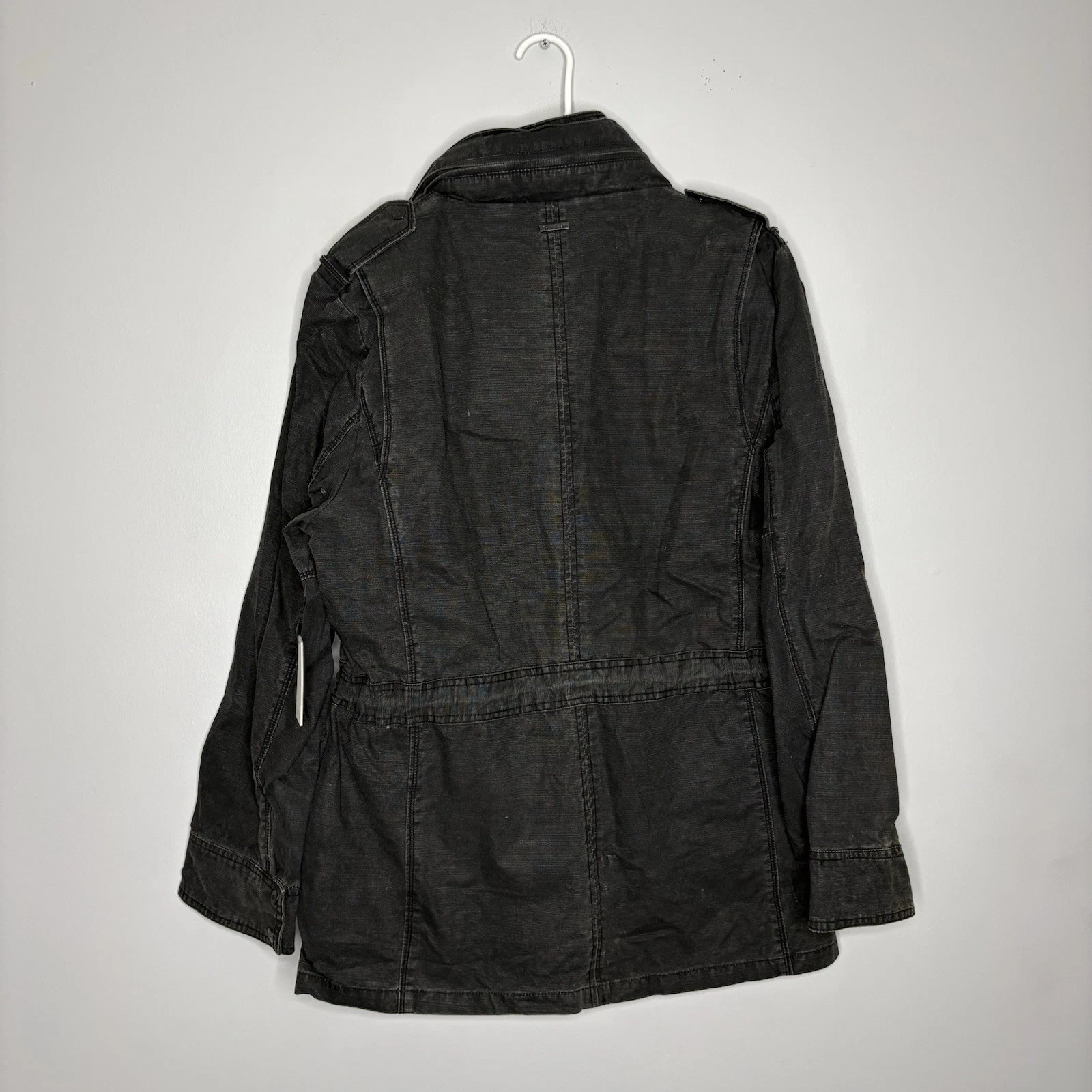 Calvin Klein Black Gray Double Zip Utility Jacket Men's Size Large NWT 402C508 - product detail image 2