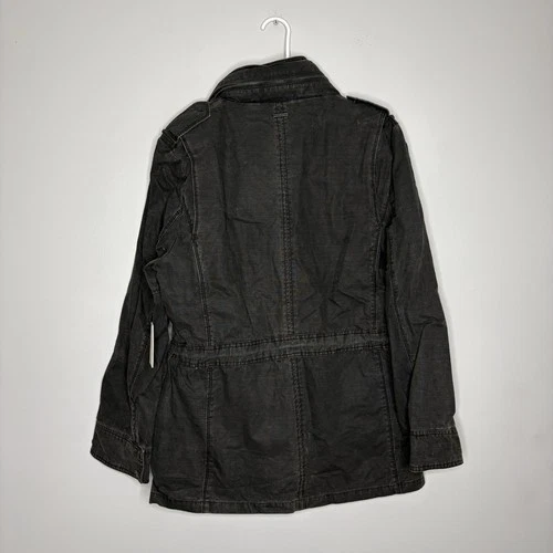 Calvin Klein Black Gray Double Zip Utility Jacket Men's Size Large NWT 402C508 image 2