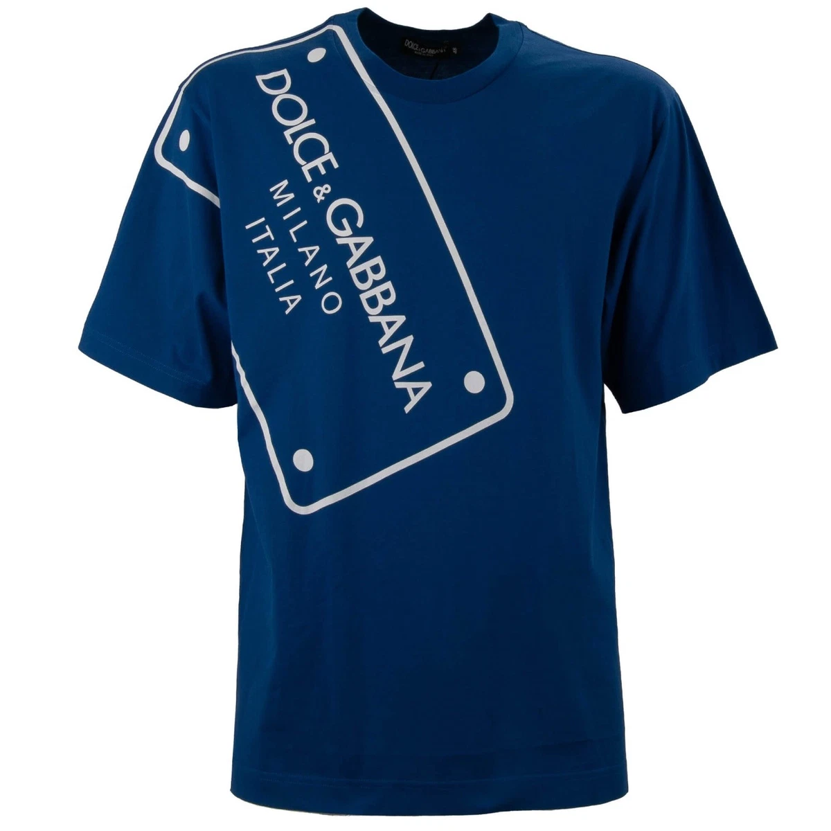 Dolce &amp; Gabbana ネイビー Tシャツ 42 Dolce & Gabbana v-neck T-shirt | Blue | FARFETCH