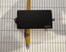 EMG 60A Bridge and Neck Active Humbucker Pickup Set Black Pair with wiring