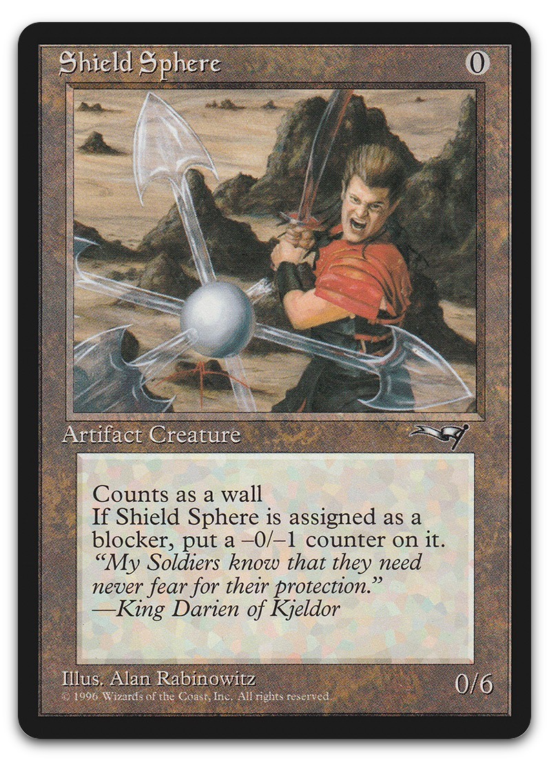 Shield Sphere #172 (NM) Alliances ALL Magic MTG