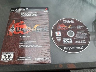 Drakengard Playstation 2 DEMO DISC/PS2, 2003, Sleeve Only Read