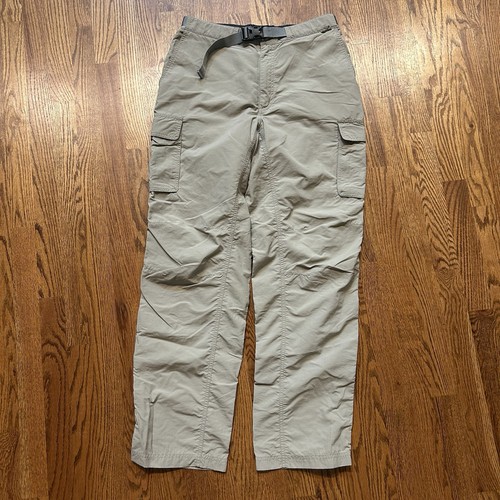 EMS Convertible Hiking Cargo Pants Mens 34x32 Khaki Nylon Zip Off Outdoor Shorts - Picture 2 of 7