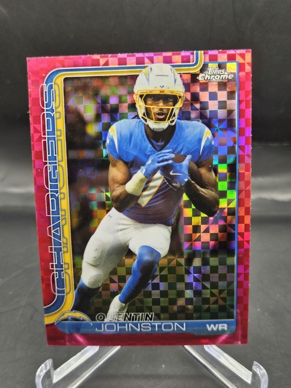 2025 Topps Chrome - Quentin Johnston #159 X-Fractor