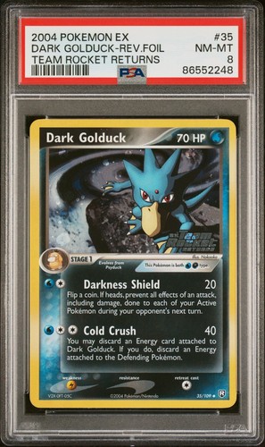 Dark Golduck graded PSA 8 for sale on eBay