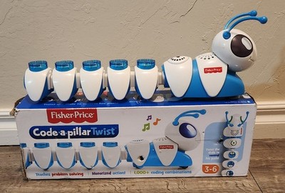 Fisher-Price Think & Learn Code A Pillar Caterpillar Original Box Pre-Owned EC