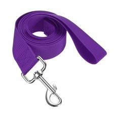 Nylon Dog Leash, 1 Pack Dog Training Leash 6 ft x 1 In, Purple 